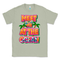 Matcha Meet me at the ocean Summer Classic Tee - NancyCooperArtShop