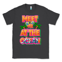 Smoke Meet me at the ocean Summer Classic Tee - NancyCooperArtShop