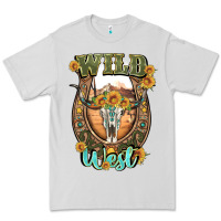 Dove Grey wild west Premium Tee - Artiststas