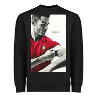 Black ronaldo cr7 best portugal legend Heavyweight Sweatshirt - lanVoArt