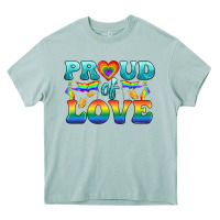 Lgbtq Proud Of Love Heavy Core Tee | Teevron