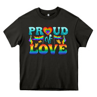 Asphalt Lgbtq Proud Of Love Heavy Core Tee - BundleAndBundleShop