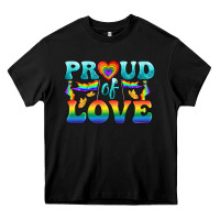 Black Lgbtq Proud Of Love Heavy Core Tee - BundleAndBundleShop