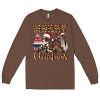 Chestnut merry christmas trees Long Sleeve Tee - CowGirlArtShop