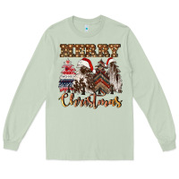 Matcha merry christmas trees Long Sleeve Tee - CowGirlArtShop
