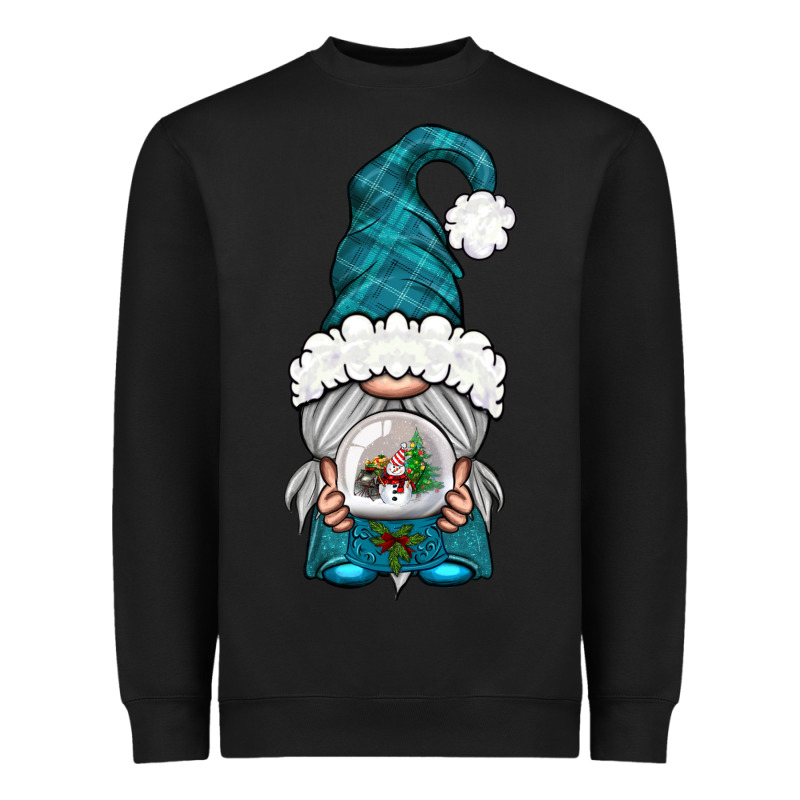 Winter Gnome With Snow Globe Heavyweight Sweatshirt by BundleAndBundleShop | Teevron