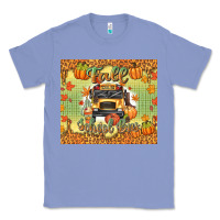 Colony Blue fall school bus Classic Tee - texasbilliewilder