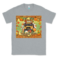 Heather Grey fall school bus Classic Tee - texasbilliewilder