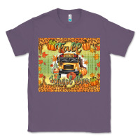 Lavender fall school bus Classic Tee - texasbilliewilder