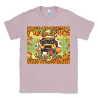 Lilac fall school bus Classic Tee - texasbilliewilder