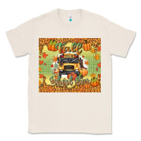 Natural fall school bus Classic Tee - texasbilliewilder