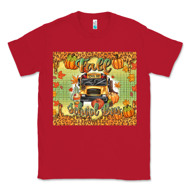 Fall School Bus Classic Tee by texasbilliewilder | Teevron