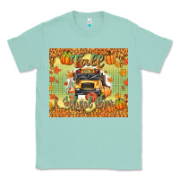Seafoam fall school bus Classic Tee - texasbilliewilder