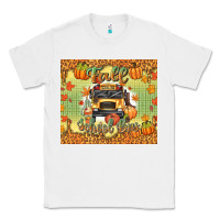 White fall school bus Classic Tee - texasbilliewilder