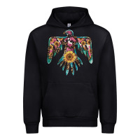 Black pinky western sunflower thunderbird Urban Hoodie - BarkalooDesign