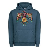 Pigment Midnight Navy pinky western sunflower thunderbird Urban Hoodie - BarkalooDesign