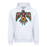 White pinky western sunflower thunderbird Urban Hoodie - BarkalooDesign