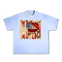 Grape Ice red white and bbq usa flag Urban Heavy Tee - TumblerDesignByShophia