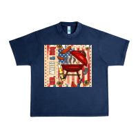 Navy red white and bbq usa flag Urban Heavy Tee - TumblerDesignByShophia