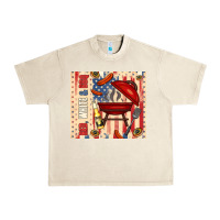 Sandshell red white and bbq usa flag Urban Heavy Tee - TumblerDesignByShophia