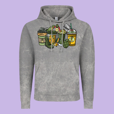 Army Coffee Cups 4th Of July Vintage Hoodie Designed By Howdyjamesfarm