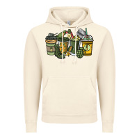 Vintage Artic Army coffee cups 4th of july Vintage Hoodie - HowdyJamesFarm