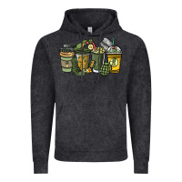 Vintage Black Army coffee cups 4th of july Vintage Hoodie - HowdyJamesFarm