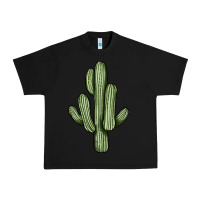 Black cactus Urban Heavy Tee - JahusDesignShop