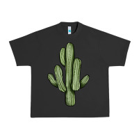 Pigment Black cactus Urban Heavy Tee - JahusDesignShop