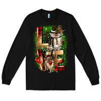 Black love snowman gnome Long Sleeve Tee - CowGirlArtShop
