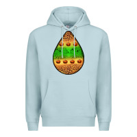 Blue Mist halloween pumpkin teardrop Premium Hoodie - BundleAndBundleShop
