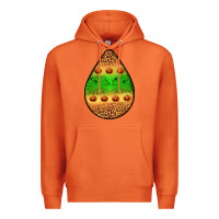 Carrot halloween pumpkin teardrop Premium Hoodie - BundleAndBundleShop