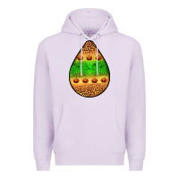 Lilac halloween pumpkin teardrop Premium Hoodie - BundleAndBundleShop