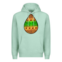 Seafoam halloween pumpkin teardrop Premium Hoodie - BundleAndBundleShop