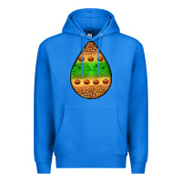 True Royal halloween pumpkin teardrop Premium Hoodie - BundleAndBundleShop