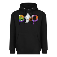 Black Boo Heavyweight Hoodie - SublimationCraftShop