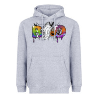 Heather Grey Boo Heavyweight Hoodie - SublimationCraftShop