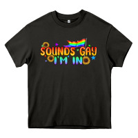 Asphalt Sounds Gay I'm in Pride LGBTQ Heavy Core Tee - BundleAndBundleShop