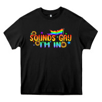 Black Sounds Gay I'm in Pride LGBTQ Heavy Core Tee - BundleAndBundleShop