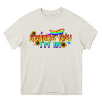 Cream Sounds Gay I'm in Pride LGBTQ Heavy Core Tee - BundleAndBundleShop