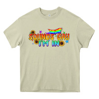 Mossy Sounds Gay I'm in Pride LGBTQ Heavy Core Tee - BundleAndBundleShop