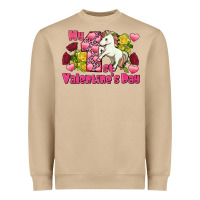 Mushroom My first valentine's day unicorn Heavyweight Sweatshirt - FaDigitalArtStudio