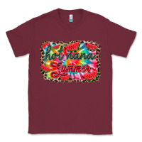 Burgundy Hot nana summer Classic Tee - RacoonDesign