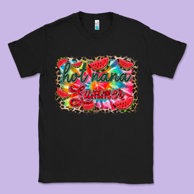 Hot Nana Summer Classic Tee Designed By Racoondesign