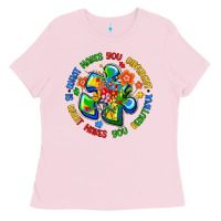 Bubblegum Pink what makes you different is what makes you beautif Ladies Tee - Artiststas