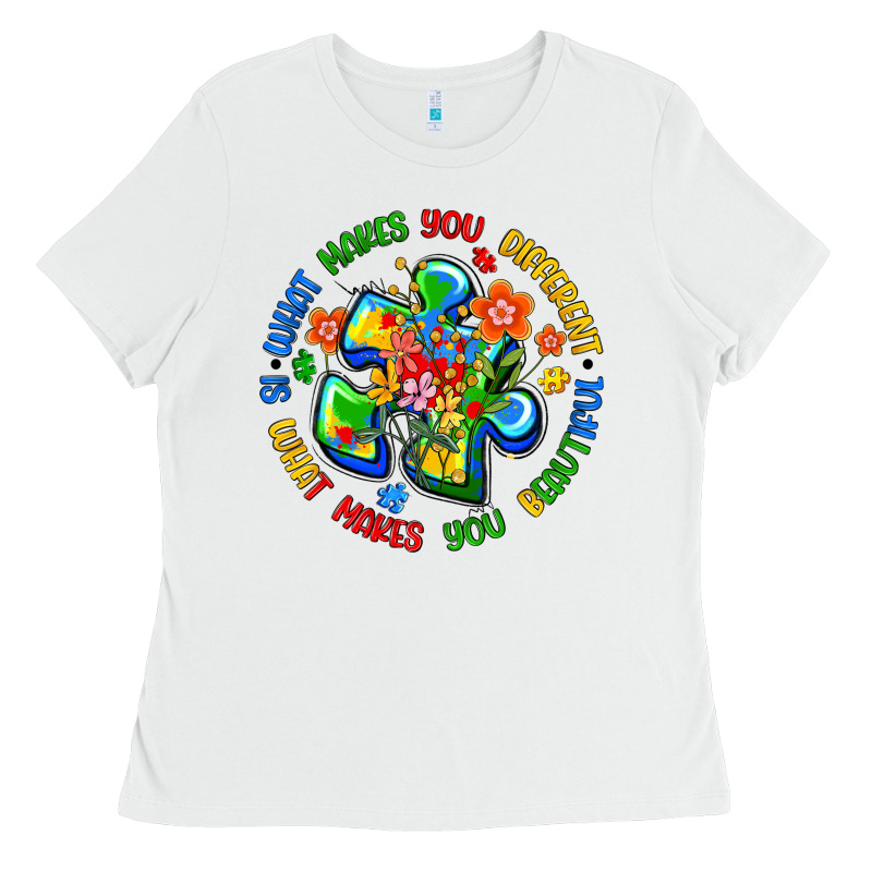 What Makes You Different Is What Makes You Beautif Ladies Tee by Artiststas | Teevron