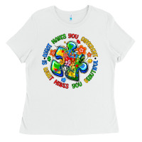 White what makes you different is what makes you beautif Ladies Tee - Artiststas