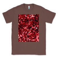 Chestnut red glitter party sequins Classic Tee - lanVoArt