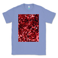 Colony Blue red glitter party sequins Classic Tee - lanVoArt