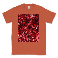 Copper red glitter party sequins Classic Tee - lanVoArt
